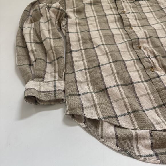 Vintage Faconnable By Albert Goldberg Flannel Sport Shirt Size Medium - Picture 3 of 9